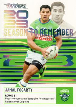 2024 NRL Traders Titanium - 2023 Season To Remember #SR05 Jamal Fogarty Front